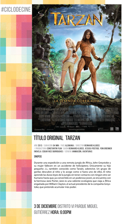 Ciclo de Cine Dic Tarzan