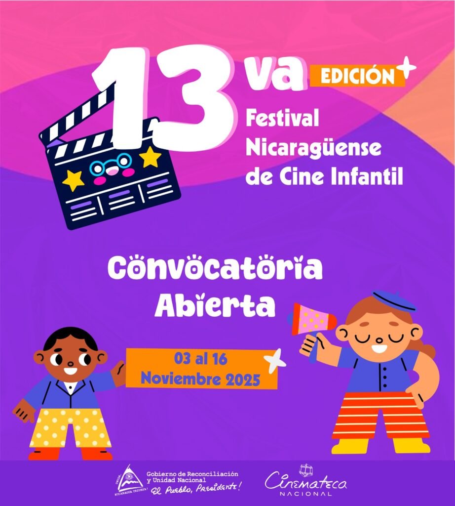 Convocatoria Festival Nicaraguense de Cine Infantil